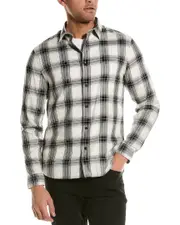 Vince Sequoia Plaid Classic Fit Shirt