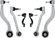 Front Lower Control Arm Tie Rod End 6pcs Set Compatible For Cadillac ATS Premium 2013 2014 2015 2016 2017 2018 2019