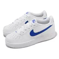 在飛比找博客來優惠-Nike 休閒鞋 Air Force 1 GS 女鞋 白 藍