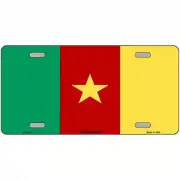Cameroon Flag Metal Sign