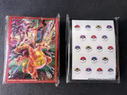 New & Sealed Pokémon TCG Charizard & Tsareena Premium Collection Card Sleeves