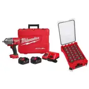 Milwaukee ONE-KEY Impact Wrench 1/2" 18V Li-Ion F-Ring w/ (27) Impact Socket Set