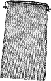 Abaodam Mesh Storage Bag Portable Drawstring Gear Bag for Water Sports Durable Mesh Design