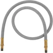 Gas Tank Connection Line Propane Tank Hose Gas Line for Stove Gas Range Hose Camping Gas Stove Hose Propane Hose Adapter Gas Line for Gas Range Stainless Steel Silver BESPORTBLE