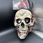 Vtg 1998 Illusive Concepts Paper Magic Corp Halloween Skull Zombie Mask NEW