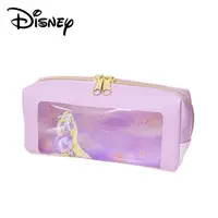 在飛比找金石堂優惠-迪士尼公主 皮質 透明筆袋 鉛筆盒 筆袋 化妝包 收納包 魔