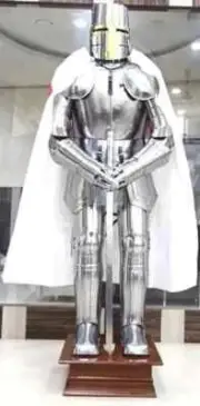 Medieval Knight Armor Suit Templar Wearable Crusader Costume Full Body Armour