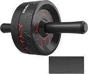 Ab Roller For Men,Abs Exercise Roller With Knee Pad - Multifunctional Core Strengthening Trainer For Strengthening Core Muscles