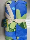 NEW Pottery Barn Kids KID BEACH WRAP Hooded Beach Towel Hood Blue Green TURTLE