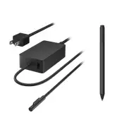 Microsoft Surface Pen Charcoal + Surface 127W Power Supply - Bluetooth 4.0 Conne