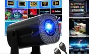 Mini Projector with WiFi and Bluetooth, 1080P Native 4K Support Projector