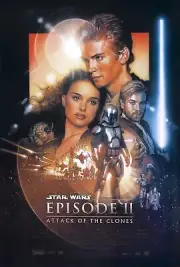 Free Same Day Shipping ATTACK OF THE CLONES Episode II Borderless 11x17 Poster
