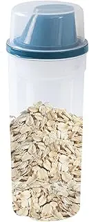 Pet Food Storage Container - 2x Multifunctional Dog Snacks Container with Pour Spout | 1500ml Large Capacity Storage Bins, Feeding Accessories for Home, Travel