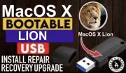 Bootable MacOS X Lion USB Service Install Recovery Upgrade + Guide