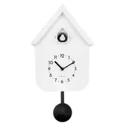 NeXtime Twitter Cuckoo Wall Clock White Dial 29.5x21.5x8.5cm Plastic Case