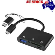 All in One Multi Memory Card Reader USB 2.0 SD SDHC MMC MS TF M2 AU