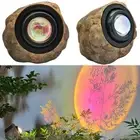 Solar Rock Lights(2pcs) Sunset Projection Lights Atmosphere Night Light Solar...