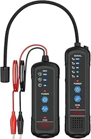 Underground Cable Locator, Wire Tracer with Earphone, 6.6FT Deep 1640FT Length, Non Invasive Breakpoint Detection, Cable Tester for Dog Fence Cables, Irrigation Control Wires