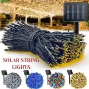 Solar Fairy Light LED String Lights Outdoor Garden Christmas Party Decor Lights