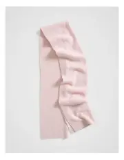 [Fine Day] Lambswool Rib Knit Scarf in Rose