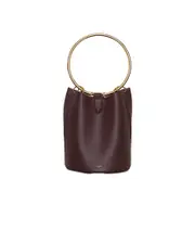 large Ring leather bucket bag One size Multicolor