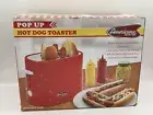 Hot Dog Toaster & Bun Warmer New Americana Chicago Style Collection Red Pop Up