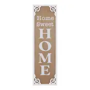 80cm Hamptons Home Sweet Home Wall Art 24x80cm