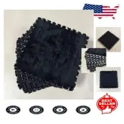 Fluffy Soft EVA Foam Tiles - Cozy Interlocking Play Mats for Kids and Pets