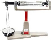 Laboratory Mechanical Scale, 4 Rulers Beam Mechanical Balance Scale with 15cm Pallet, Lab Analytical Weight Set, Weighing Range 0.01g to 311g, for Classroom, Laboratory, Factories