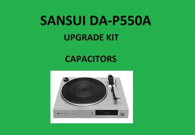 Plattenspieler SANSUI DA-P550A Reparatursatz - alle Kondensatoren