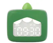 F30 Mini Cartoon Smart Misra Shape Small Alarm Clock USB Charging Wake Clock Bedside Fun with Sleeping Clock Decorative Clock