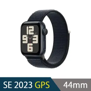 不鏽鋼錶帶組【Apple】Apple Watch SE2 2023 GPS 44mm(鋁金屬錶殼搭配運動型錶環)