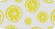 Cartoon Gold Lemon Yellow Travel Toddler Bed Sheet Soft&Comfortable Cot Sheet for Folding Travel Bed for Children Sofa Bed 50'' x 25'' (Sheet,Bed Not Included)