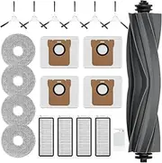 Complete Robot Vacuum Cleaner,Main Brush, ，Compatible for Dreame，L20 Ultra / L20 Ultra ，Dust Bags, Mop Cloth,Vacuum Cleaner