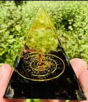 Orgonite Pyramid Chakra Balancing Tree of Life Orgon