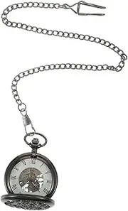 [OATIPHO] Unique Mechanical Watch Vintage Pocket Watch Clamshell Design for Home Decor Timekeeping
