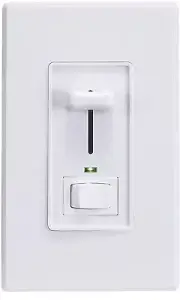 Cloudy Bay in Wall Dimmer Switch with Green Indicatorfor LED Light/CFL/Incand...