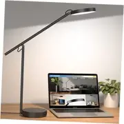 LED Desk Lamp, Architect Desk Lamps for Home Office, Black with Smart