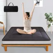 Japanese Floor Mattress Futon Mattress, Thicken Daybed Futon Sleeping Pad, Folda