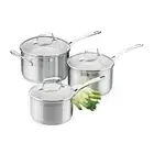 SCANPAN IMPACT 3 PIECE SAUCEPAN SET RRP $349.00