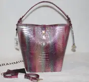 ❤️ Brahmin Shira Bucket Bag Magical Mini Melbourne Tote Bag Purse Handbag NWT