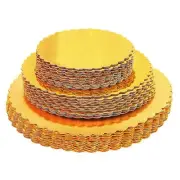 18-Pack Cake Board Rounds Circle Cardboard Base Boards 8 10 and 12-Inch. Perf...