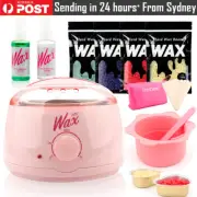 Pro Wax Heater Warmer Wax Pot Waxing Kit Hard Beans Silicone Liner Waxing Spray