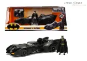 Batman (1989) Batmobile 1:24 Scale with Batman Jada Diecast EXPERT PACKAGING