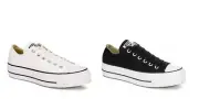 CONVERSE WOMENS CHUCK TAYLOR ALL STAR LOW TOP PLATFORM SNEAKER