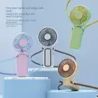 Portable Rechargeable Fan Foldable Hand-held Fan USB Fan Electric Fan Summer