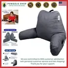 Reading Pillow for Bed Adult Size, Back Rest Pillow with Arms, Pockets and Wa...