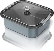 Ninja Combi Casserole Dish And Glass Lid, 4L Capacity, Non-Stick, Compatable with the Ninja Combi, For Baking Bread Or Slow Cooking Meats And Stews, Official Ninja Accessory, Sea Salt Grey