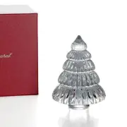 Baccarat Christmas Tree Crystal 2023 Limited Edition Enchanting Clear Red w/ Box