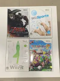 在飛比找Yahoo!奇摩拍賣優惠-Wii wiifit主機 wii遊戲片